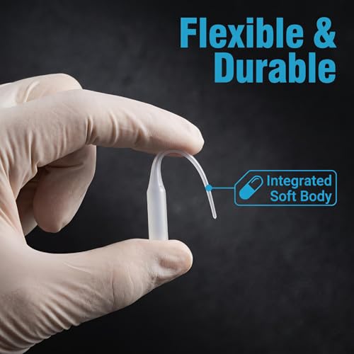 200Pcs Precision CA Applicator Tips,Precision Extender Tips,Special Glue Bottle Applicator Tips for DIY Craft Hobby Model and Tiny Parts
