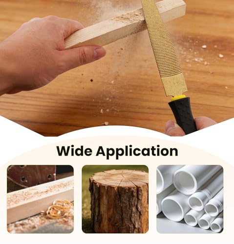 5PCS Double-Sided Wood Rasp File Set for for Woodworking
