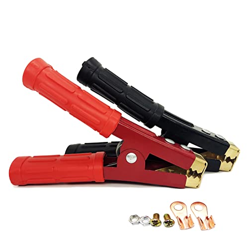 100A/800A/1500A Heavy Duty Crocodile Clamp Pure Copper Car Battery Charger Clamps Power Replacement Battery Alligator Clips Jumper Cables Clamp Welding machine clamp-M（500-800A） - color: 500-800a