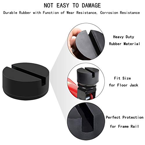 Jack Stand Pad, Floor Jack Pad Adapter - size: 4 Round