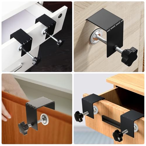 Drawer Front Installation Clamps Cabinet Hardware Jig Tool Face Frame Cabinet Hardware Template Clamps 2 pcs