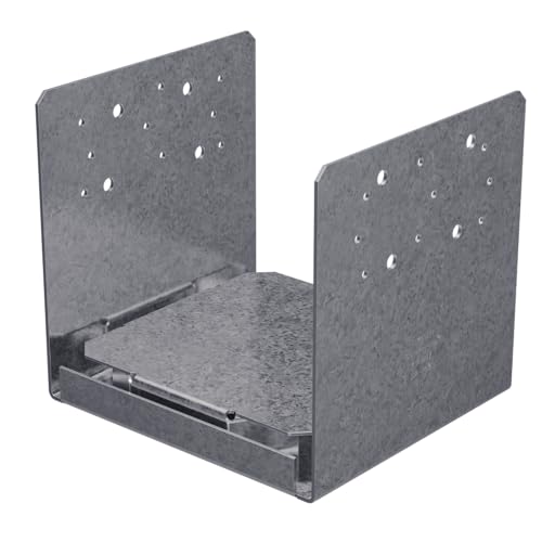 Simpson Strong-Tie ABU88Z ABU ZMAX Galvanized Adjustable Standoff Post Base for 8x8 (Pack of 4) - size: 4 Pack