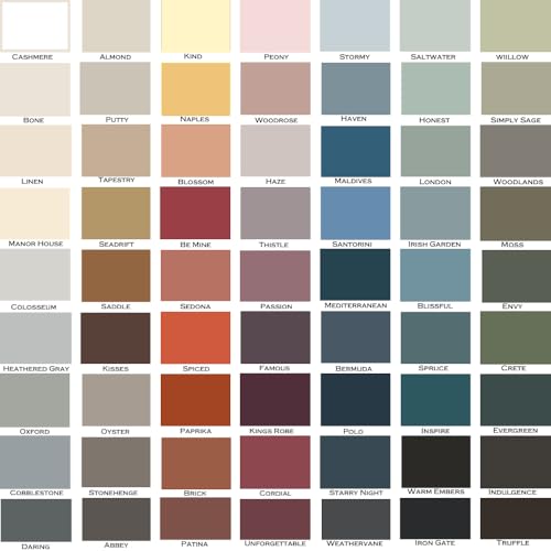ALL-IN-ONE Paint by Heirloom Traditions, Bone, 8oz Sample - color: Bone, size: 8 Fl Oz (Pack of 1)