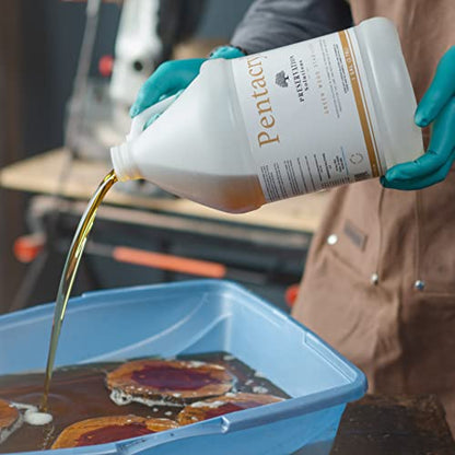 Pentacryl Green Wood Stabilizer 1 Gallon by Preservation Solutions, Prevents Cracking & Shrinking, Ideal for Woodworkers