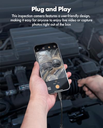 Anykit Endoscope Camera with Light, 1920P HD Borescope - size: 50FT