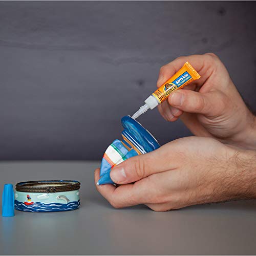 Gorilla Super Glue, Two 3 Gram Tubes, Clear, (Pack of 3) - size: 3 - Pack