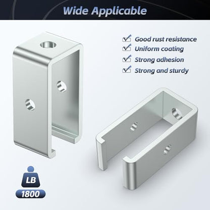 SKTREX Channel Trolley Track Hanger Bracket for UNISTRUT Strut Channel, 1-5/8 Intermediate Support Hange Bracket for All 1-5/8" Channel Trolley Track,30 Set - style: 30 pack
