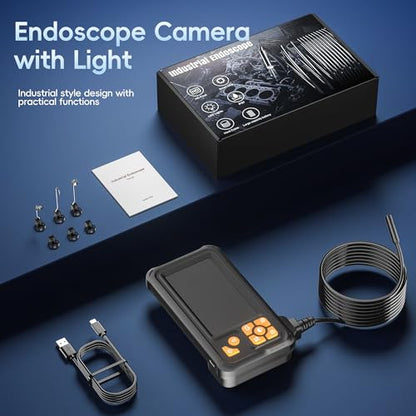 32.8FT Inspection Endoscope Camera with Light,1080P HD Borescope Camera - size: 32.8FT