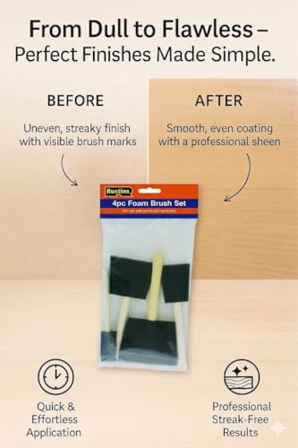 Rustins PBRUSHPACK Foam Brushes