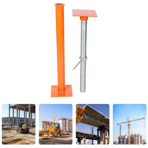 Adjustable Jacking Post Carbon Steel 12000lbs Load Capacity 37-61in Height