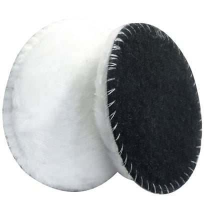 10PCS 4 Inches Soft Wool Polishing Pad