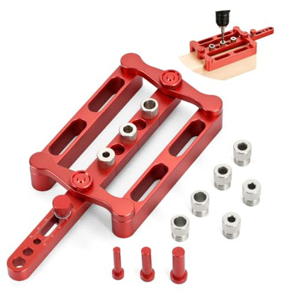 Self Centering Dowel Jig Kit, 6/8/10mm Woodworking Dowel Jig