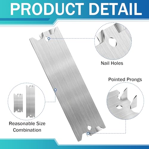 Yaocom 150 Pcs Nail Plates for Wood Studs Cable Protector 2.5 Inch/6 Inch