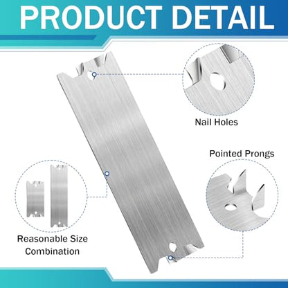 Yaocom 150 Pcs Nail Plates for Wood Studs Cable Protector 2.5 Inch/6 Inch