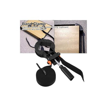 Band Strap Clamp, 6M Adjustable Frame Corner Clamp Band Strap 4 Picture Frame Holder Woodworking Tool for Picture Frame Drawer