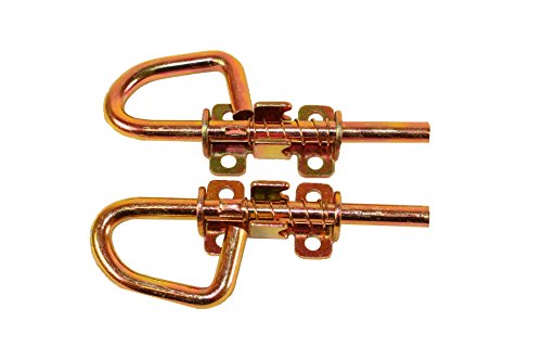 Shed Windows and More Shed Door Hardware Kit (5" Hinge), T-Hinges, T-Handle, Barrel Bolts (Double Door) - size: 5 Inch