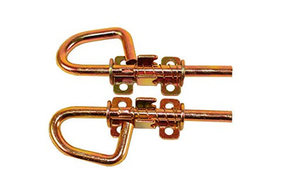 Shed Windows and More Shed Door Hardware Kit (5" Hinge), T-Hinges, T-Handle, Barrel Bolts (Double Door) - size: 5 Inch