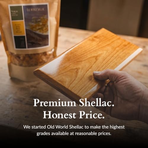 De-Waxed Blonde Shellac Flakes 1 lb. (16oz.)