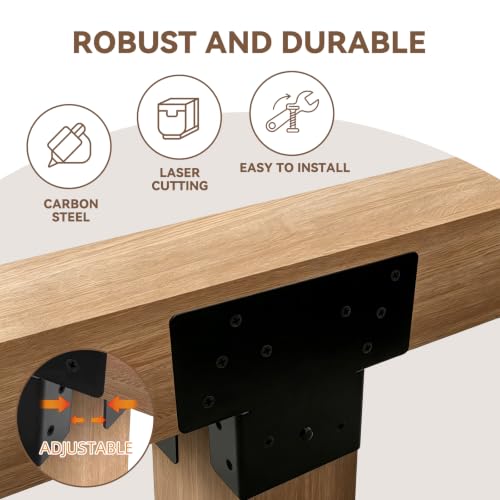 4PCS Brackets 4"x4"(Actual 3.5"x3.5") ,Joist Anchor Connector