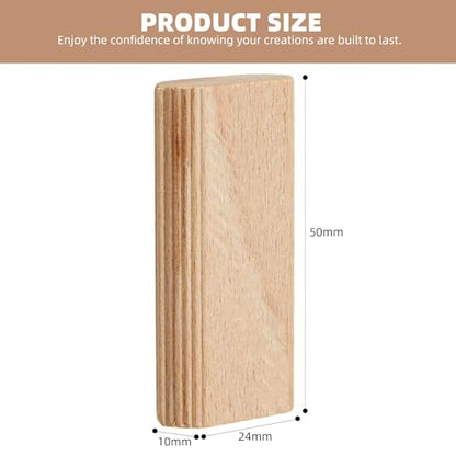 10mm x 50mm x 24mm Movable Tenon, Compatible with Domino tenons(90 Pack)