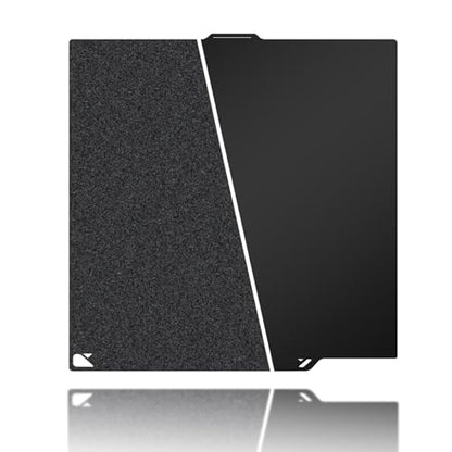 260x271mm Black Build Plate Double Sided Textured PEI+Smooth PEI Flexible Removable Spring Steel Heated Printing Bed Platform for Elegoo Centauri Carbon/Centauri 3D Printer - size: 260x271mm