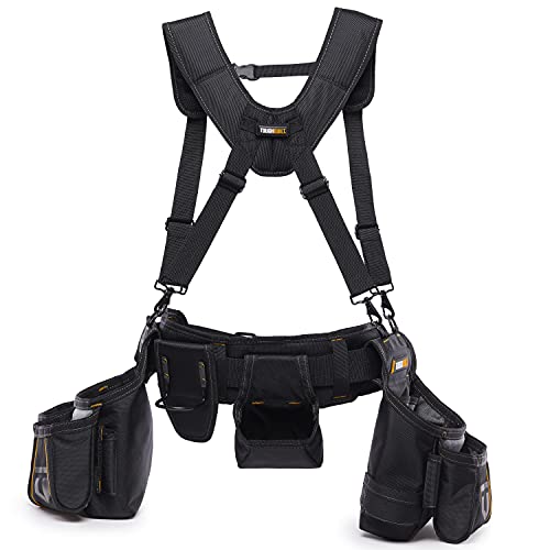 ToughBuilt - Framer Suspension Rig, Quick-Adjust Straps, TB-303-6 - size: Framer Suspension Rig (Small Pouches)