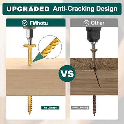 #14 x 10 Inch Wood Structural Lag Screws - size: #14 x10"