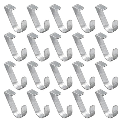Chain Link Fence Clips, 1‑3/8" Gate Clips for Fence, 20 PCS - size: 1-3/8-20pack