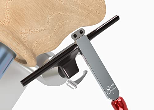 Simple Woodturning Tools Carbide Scraper I Perfect for finishing long straight lines, shaping bowl walls and creating flat bottomed bowls and boxes, USA Made (Oval Cutter/with 17" Foam Grip Handle)