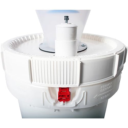 Assembled Quick Click Dust Separator with 12 Gallon Locking Collection Bin and Air Relief - style: w/ 12 Gallon Bin
