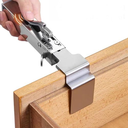 Drawer Front Installation Clamps, Adjustable Cabinet Face Mounting Clip Quick Release Drawer Fixing Clamp