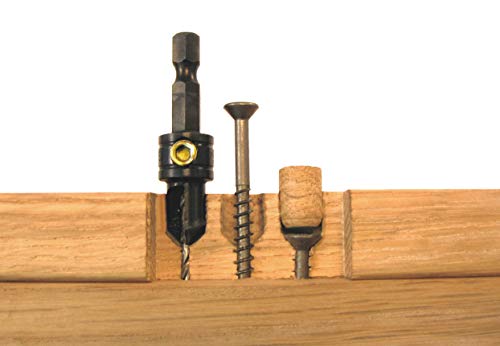 Snappy 82 Degree Countersink for #8-10 Screws 1/8in. Drill Bit x 3/8 Bore USA - size: 1/8" x 3/8"