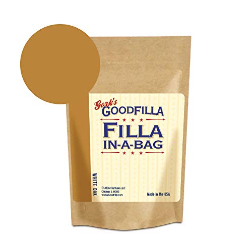 GoodFIlla White Oak, 12 Pound, Wood and Grain Filler Powder, Stainable, Paintable, Sandable, Versatile | Zero Waste - color: White Oak, size: 12 lb