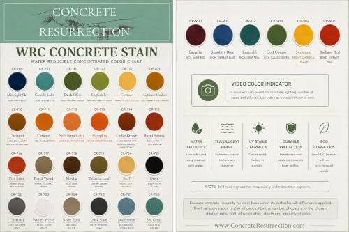 Cement Stain Concentrate - Winter White (8 Ounce) - color: Winter White, size: 8 ounce
