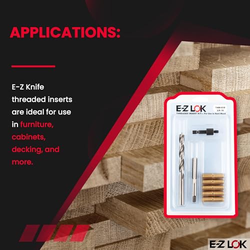 E-Z LOK Thread Repair Kit, 0.375-16 - size: 3/8-16 - 1.00", style: Brass