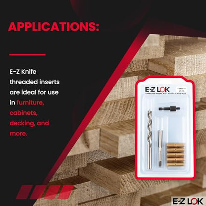E-Z LOK Thread Repair Kit, 0.375-16 - size: 3/8-16 - 1.00", style: Brass