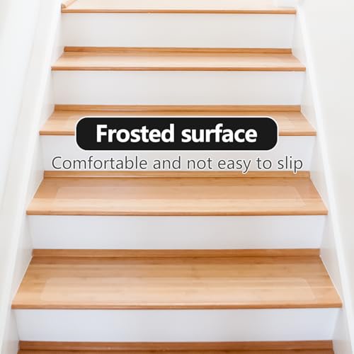 Clear Non Slip Stair Treads 4” x 30” (15 Pack)
