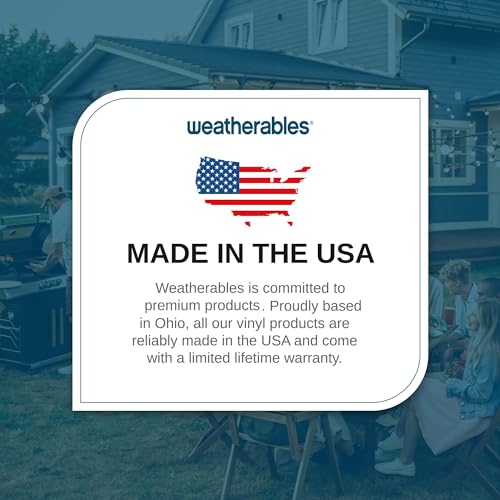 Weatherables Vinyl Fence U-Mount Bracket – U Brackets for Mounting on Vinyl Fencing, Made for 2in x 6in Inch Rail - size: 2 Inch X 6 Inch