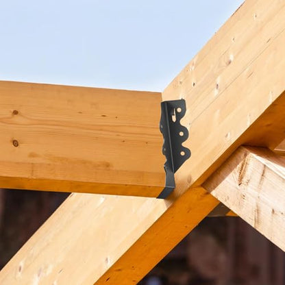 24 Pcs 2"x 6" Joist Hanger|Q235B Steel Face Mount Joist Hangers - size: 24 Pcs, style: 2"x 6"