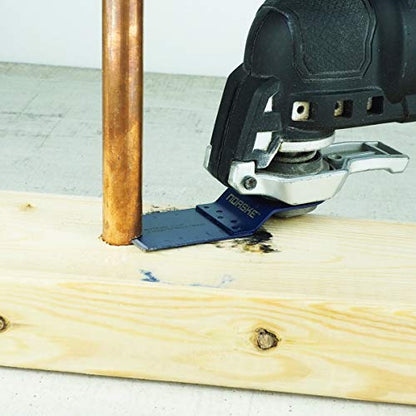 Norske Tools NOTP205 1-1/4 inch Carbide Oscillating Multi Tool Accessory Blade for Cutting on Metal and Metal Embedded Wood - style: Carbide Blade