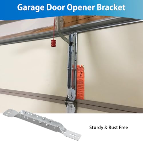 2 Pack Garage Door Opener Reinforcement Bracket, Adjustable to 18", 21" or 24", Galvanized Steel