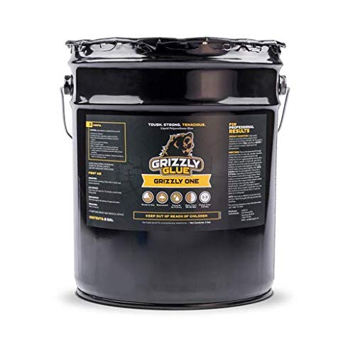 One Polyurethane Wood Glue - Waterproof Professional-Strength Adhesive for Furniture, Heavy Duty Interior & Exterior Bonding, 5 Gallon Bucket