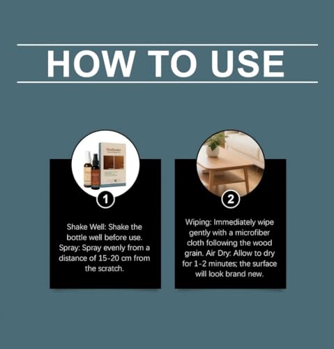 Professional Wood Floor Scratch Repair, Wood Repair Kit, Wood Furniture Repair, Restores Wood Scratch, Covers Nicks, Hides Minor Defects, Wood Furniture Repair Kit (2Set)