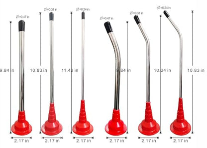 6 PCS Long Sausage Glue Nozzles