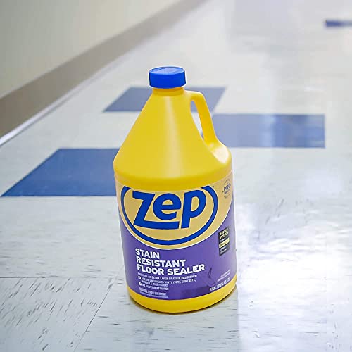 Zep Stain Resistant Floor Sealer - 1 Gallon - ZUFSLR128 - Durable, Long Lasting Seal (Pack of 2) - size: 1 Gallon (Pack of 2)