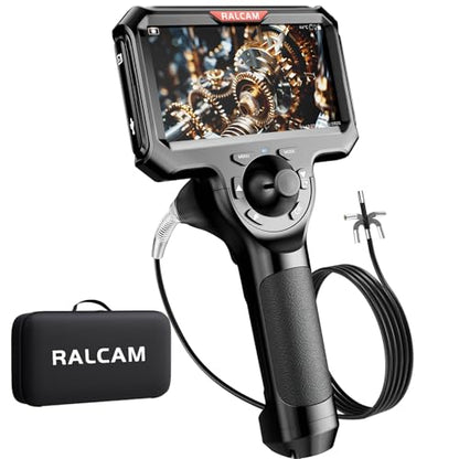 Ralcam 4-Way 360° Articulating Borescope for Mechanic Automotive HVAC Wall - size: 6.2mm
