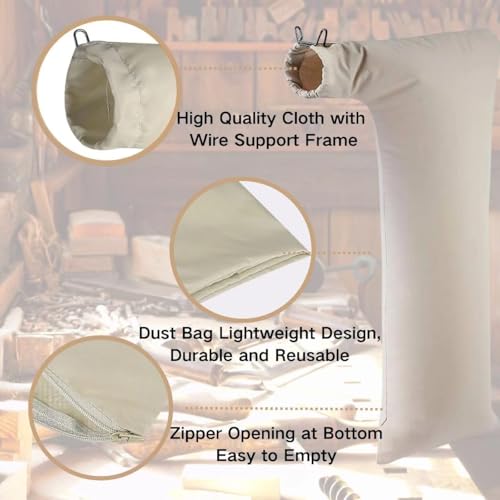 2x Table Saw Dust Collector Bag Fits Bosc/Dewalt/Makita/Ryobi/Craftsman