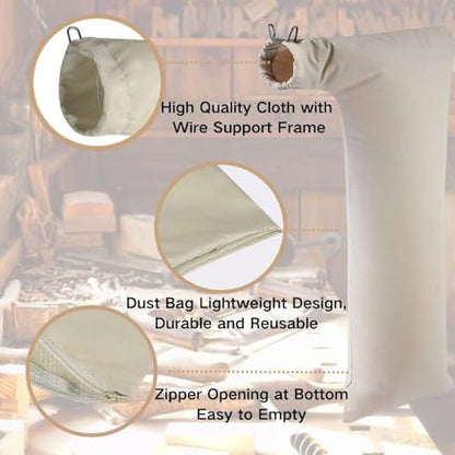 2x Table Saw Dust Collector Bag Fits Bosc/Dewalt/Makita/Ryobi/Craftsman