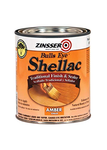 Zinsser Bulls Eye Shellac Sealer, Amber, Quart - color: Amber, size: Quart (Pack of 1)