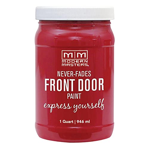 Modern Masters Ambitious Front Door Paint - color: Red